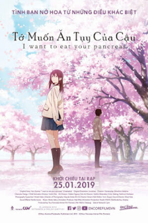 Phim Tớ Muốn Ăn Tụy Của Cậu Thuyết Minh - I Want to Eat Your Pancreas